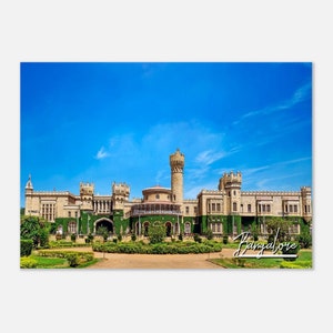 Bangalore India Print Wall Art | Bangalore Garden Home Decor | Bangalore Palace Poster Print | Bangalore Skyline | Bangalore  Travel Photo