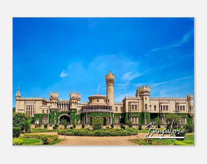 Bangalore India Print Wall Art | Bangalore Garden Home Decor | Bangalore Palace Poster Print | Bangalore Skyline | Bangalore  Travel Photo