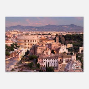 Rome Poster Print Wall Art | Rome Home Decor | Rome Italy Digital Print Collectible | Rome Horizontal | Rome Hangings Travel Photo Present