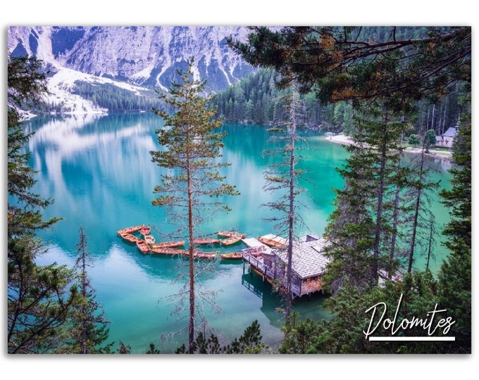 Dolomites Poster Print Wall Art | Dolomites Home Decor | Dolomites Digital Print | Dolomites Horizontal | Dolomites Hanging Travel Photo