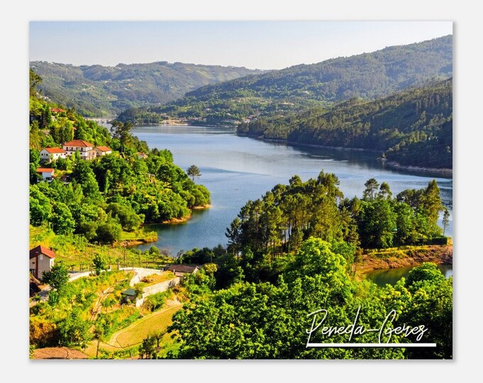Peneda-Geres Portugal Travel Poster Wall Art | Peneda-Geres Cavado River Home Decor | Peneda-Geres National Park Digital Print Hanging Photo