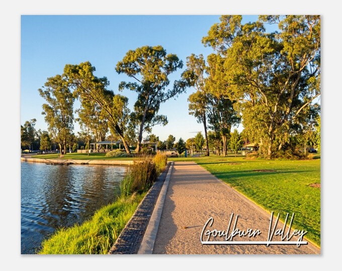 Goulburn Valley Australia Poster Wall Art | Goulburn Valley Victoria Park Lake Home Decor | Goulburn Valley Print | Goulburn Valley Photo