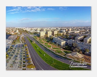 Beersheba Israel Poster Wall Art | Beersheba Road Home Decor | Beersheba Poster Print | Beersheba Skyline | Beersheba Hangings Travel Photo