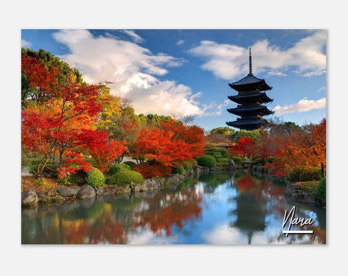 Nara Japan Poster Print Wall Art | Nara Home Decor | Nara Print Collectible | Nara Japan Horizontal | Nara Hangings Travel Photo Present