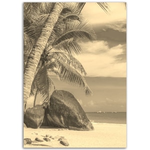 Sanya Hainan Poster Vintage Print | Retro Sanya China Sepia Photo Gift | Sanya Wall Art Home Decor | Vertical Sanya Travel City Souvenir