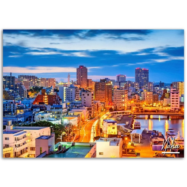 Naha Japan Poster Print Wall Art | Naha Japan Home Decor Gift Hangings | Naha Japan Digital Prints  | Naha Japan Horizontal Travel Photo