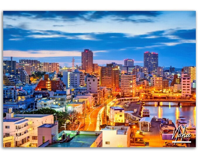 Naha Japan Poster Print Wall Art | Naha Japan Home Decor Gift Hangings | Naha Japan Digital Prints  | Naha Japan Horizontal Travel Photo