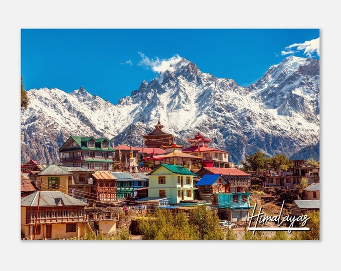 Himalayas Poster Print Wall Art | Himalayas Home Decor | Himalayas Digital Print | Himalayas Horizontal | Himalayas Hangings Travel Photo