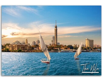 The Nile Poster Print Wall Art | The Nile Home Decor | The Nile Print Collectible | The Nile Horizontal | The Nile Hangings Travel Photo
