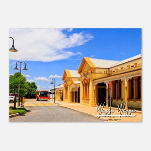 Wagga Wagga Australia Poster Wall Art | Wagga Wagga Home Decor | Wagga Wagga Town Print | Wagga Wagga Skyline | Wagga Wagga Travel Photo