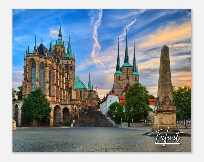 Erfurt Germany Poster Wall Art Porto Alegre Home Decor | Porto Alegre Print  | Porto Alegre Horizontal | Porto Alegre Hangings Travel Photo