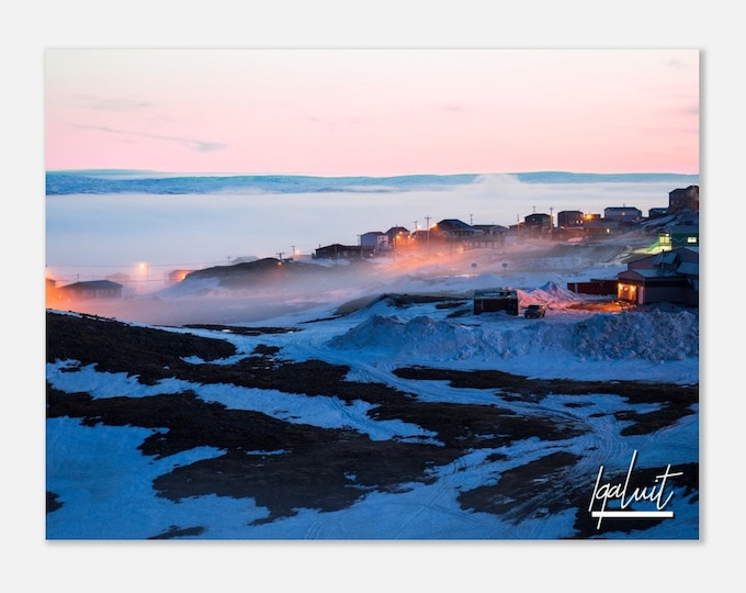 Iqaluit Nunavut Poster Print Wall Art | Iqaluit Home Decor | Iqaluit Digital Print | Iqaluit Landscape | Iqaluit Hangings Travel Photo Gift