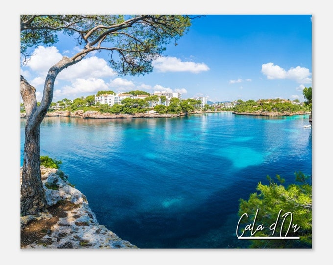 Cala d’Or Mallorca Poster Wall Art | Cala d’Or Skyline Home Decor | Cala d’Or Digital Print | Cala d’Or Coastal | Cala d’Or Travel Photo