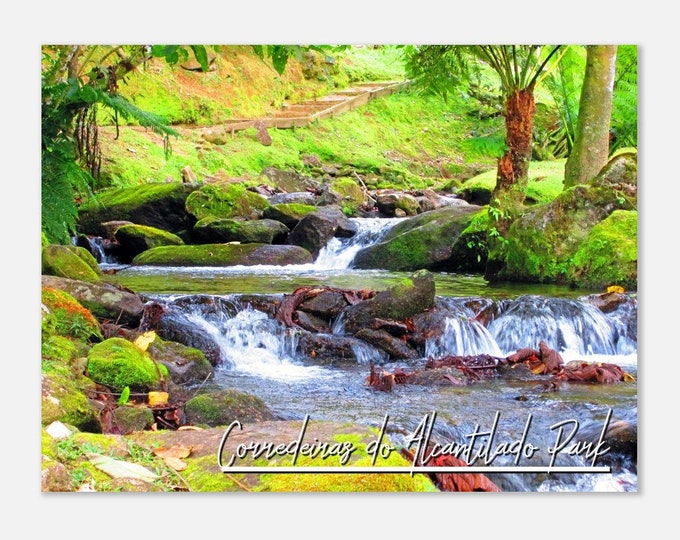 Corredeiras do Alcantilado Park Brazil Travel Poster Wall Art Home Decor | Corredeiras do Alcantilado Park Landscape Nature Print Photo Gift
