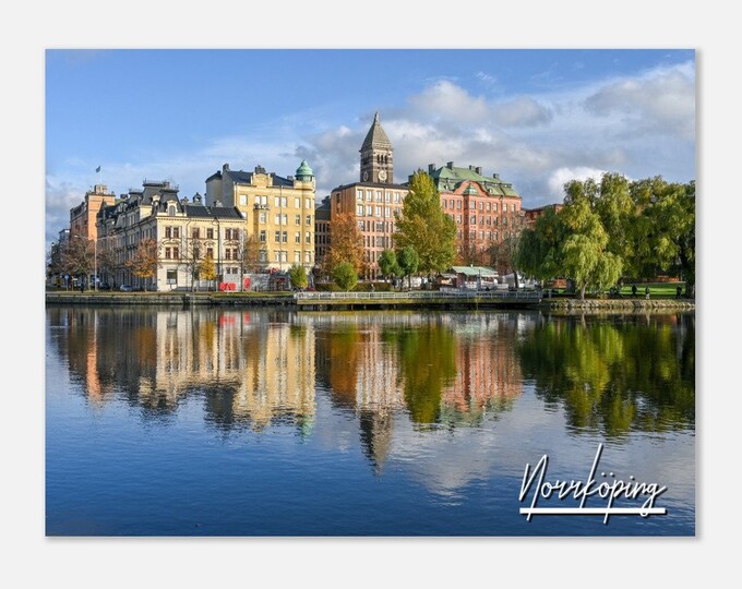 Norrköping Sweden Poster Wall Art | Norrköping Home Decor | Norrköping Skyline Print | Norrköping Town | Norrköping Hangings Travel Photo