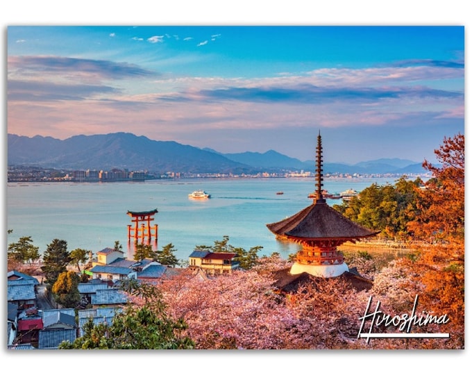 Hiroshima Poster Print Wall Art | Hiroshima Japan Home Decor Gift Hangings | Hiroshima  Digital Prints | Hiroshima  Horizontal Travel Photo