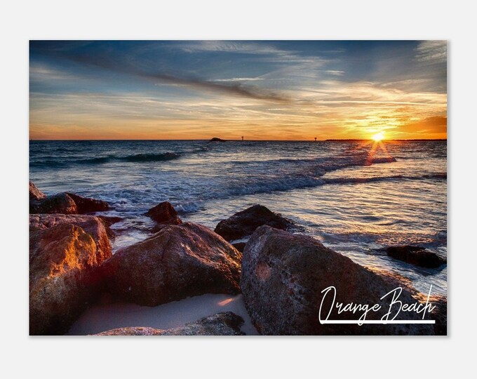 Orange Beach Poster Print Wall Art | Orange Beach Home Decor | Orange Beach Digital Print Collectible | Orange Beach Hangings Travel Photo