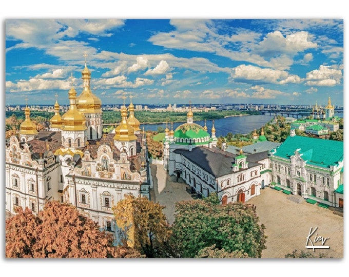 Kiev Poster Print Ukraine Wall Art | Kiev Photo Home Decoration | Kiev Traveler Christmas Birthday Photo Gift | Kiev Horizontal Photography