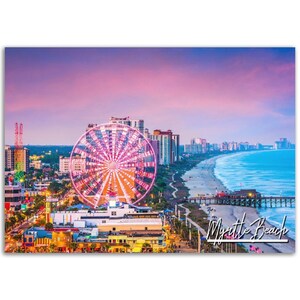 Myrtle Beach Poster Print Wall Art | Myrtle Beach Home Decor | Myrtle Beach Print | Myrtle Beach USA| Myrtle Beach Hangings Travel Photo