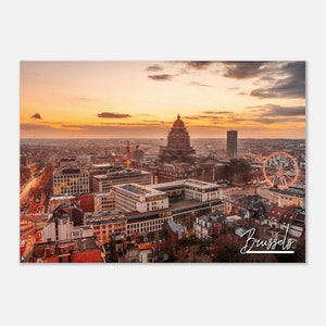 Brussels Poster Print Wall Art | Brussels Home Decor | Brussels Belgium Digital Print | Brussels Horizontal | Brussels Hangings Travel Photo