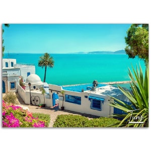 Tunis Poster Print Wall Art | Tunis Home Decor | Tunis Tunisia Digital Print Collectible | Tunis Horizontal | Tunis Hangings Travel Photo