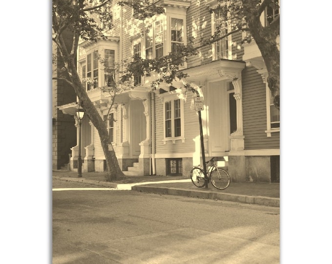 Providence Rhode Island Poster Vintage Print | Retro City Street Sepia Photo Gift | Providence USA Wall Art Home Decor | Vertical Poster