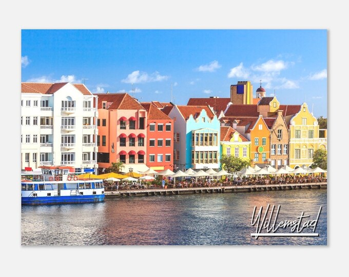 Willemstad Poster Print Wall Art | Willemstad Home Decor | Willemstad Print | Willemstad Horizontal | Willemstad Hangings Travel Photo