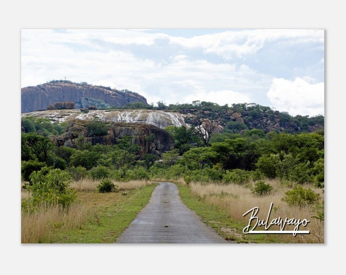 Bulawayo Zimbabwe Matobo National Park Travel Poster Wall Art | Bulawayo Home Decor | Bulawayo Landscape Print | Bulawayo Hangings Photo Art