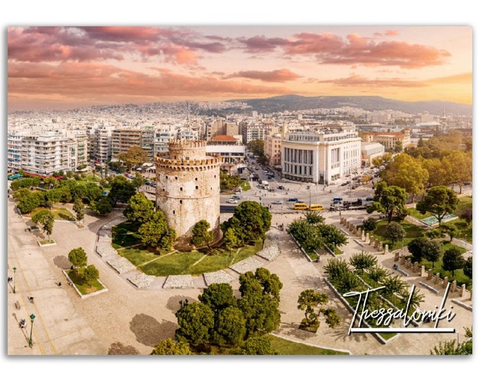 Thessaloniki Poster Print Wall Art | Thessaloniki Home Decor | Thessaloniki Digital Print Collectible | Thessaloniki Hanging Travel Photo