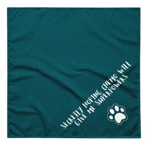 Cancer Dog Bandana, Secretly Hoping Chemo Will Give Me SuperPowers, Canine Cancer Awareness, Dog Cancer Bandana, Dog Bandana, Dog Outfit