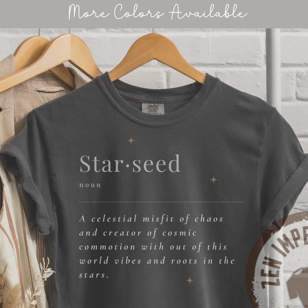 Starseed Funny Tshirt for Spiritual Awakening Beings Studying Akashic Records Lightworker Gift for Pleiadian Starseed and Alien Reincarnates