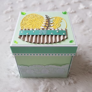 Caja explosiva de Pascua, tarjetas de felicitación