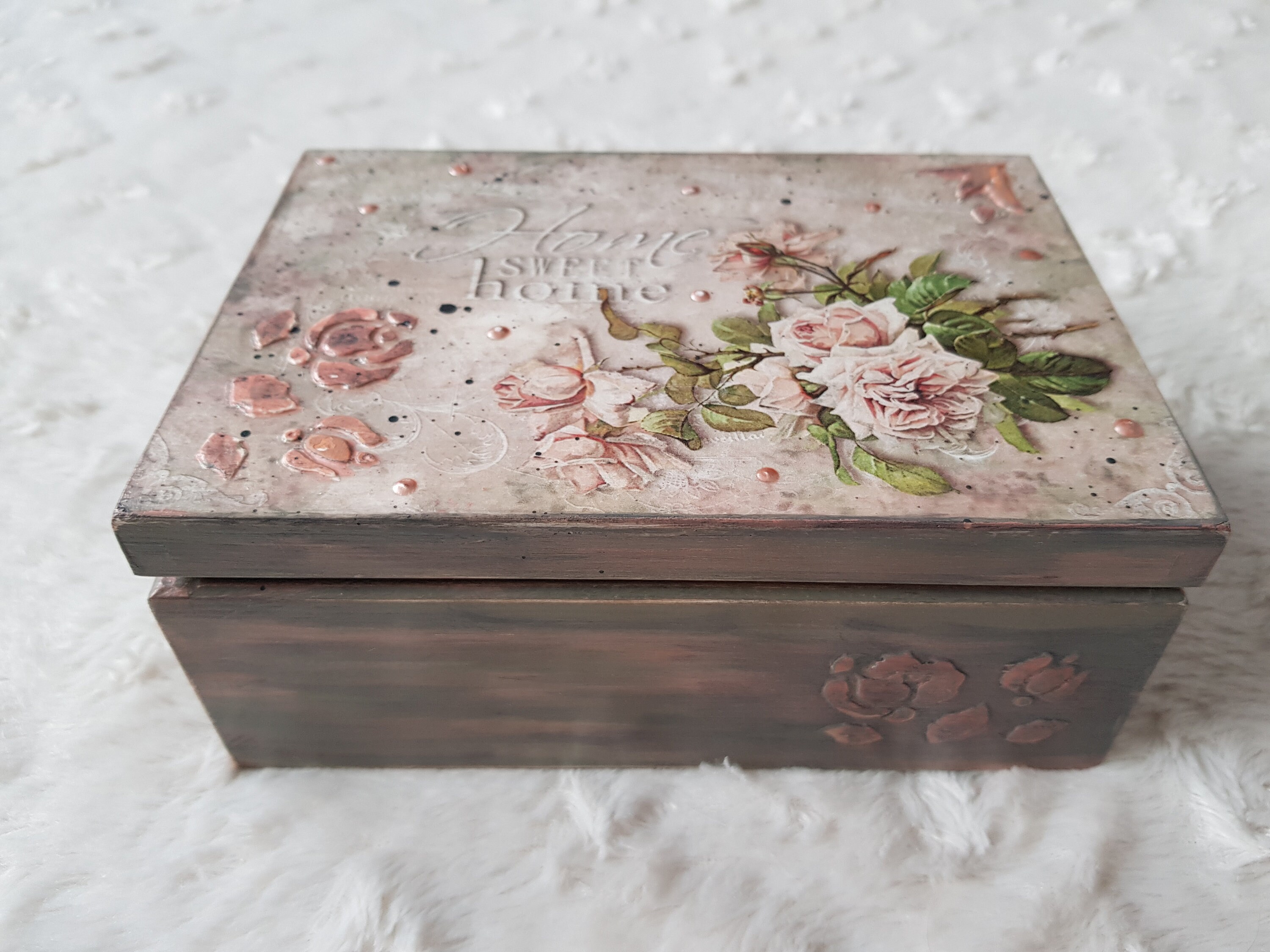 Small Wooden Treasure Chest Jewellery Trinket Box to Paint