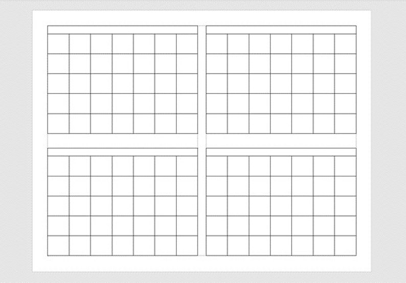 4 Month Calendar Customizable Printable - Il 794xN.4556801091 Sdpv