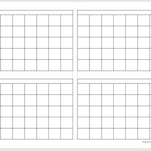 Calendario de 4 meses personalizable imprimible