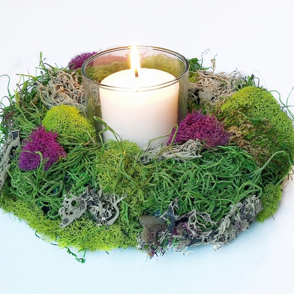 Moss Centerpiece Etsy