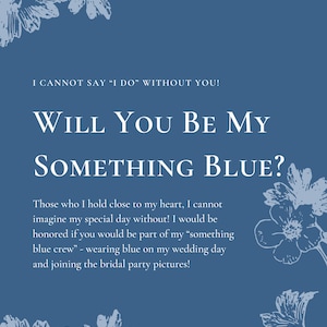 Voorstelkaart Something Blue