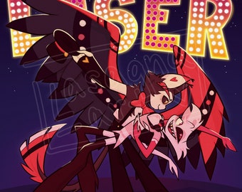 Huskerdust Loser konsttryck (Hazbin Hotel)
