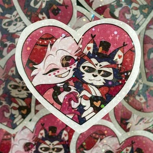 Huskerdust Heart Sticker