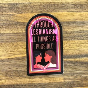 LGBTQ Pride Vinyl Sticker: Queer Laptop Decal