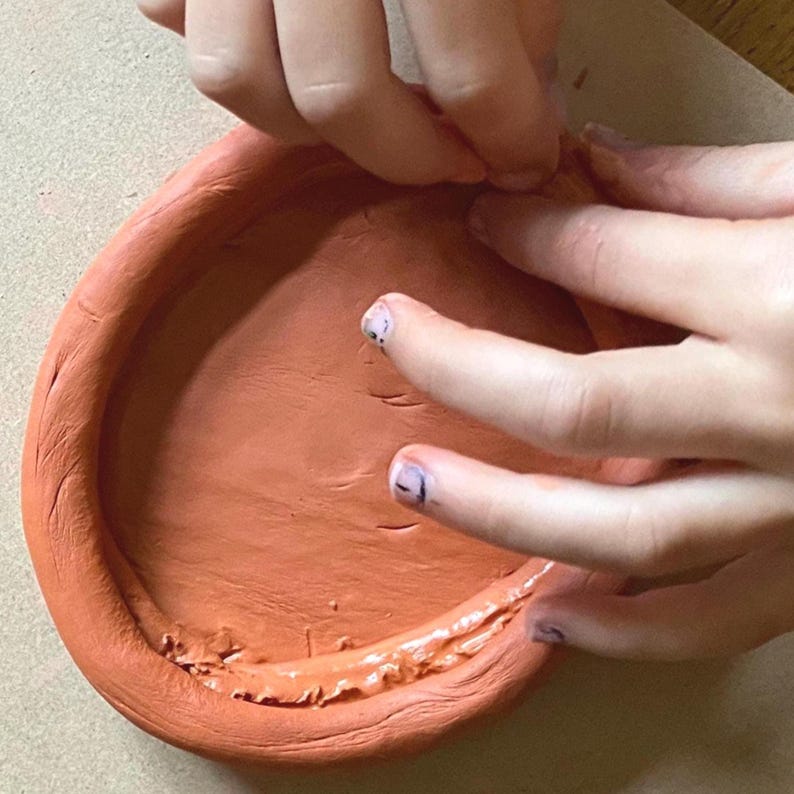 learning skills, making pots