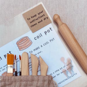 Gorgeous and unique printed instructions on recycled card have been created to provide clear and easy to follow instructions. A wipeable, compostable cover keeps your instructions clean and dry!