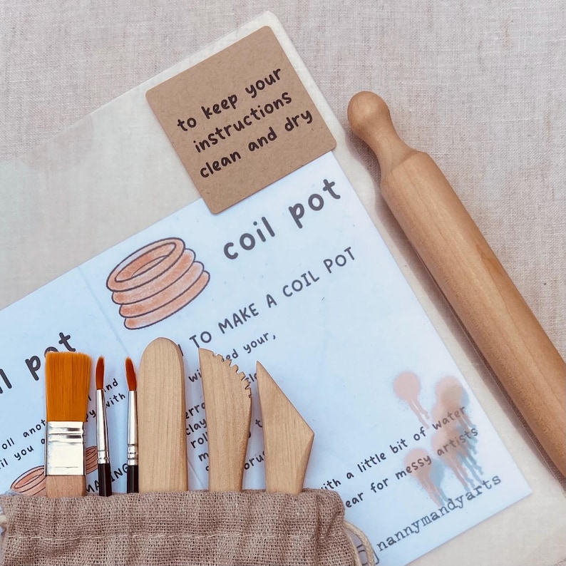 Gorgeous and unique printed instructions on recycled card have been created to provide clear and easy to follow instructions. A wipeable, compostable cover keeps your instructions clean and dry!