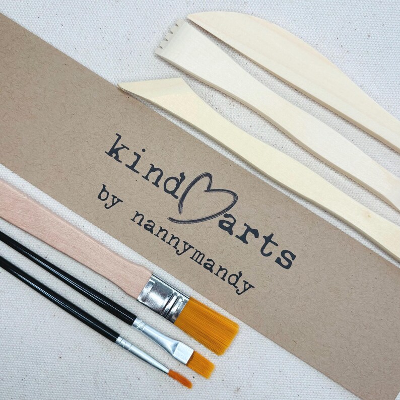 wooden tools and brushes with synthetic bristles, no animal hair, all curated to be longer lasting and kinder to the planet