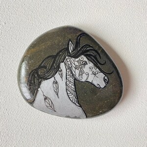 Horse Painted Rock