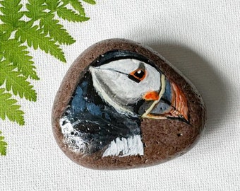 Puffin Painted Rock