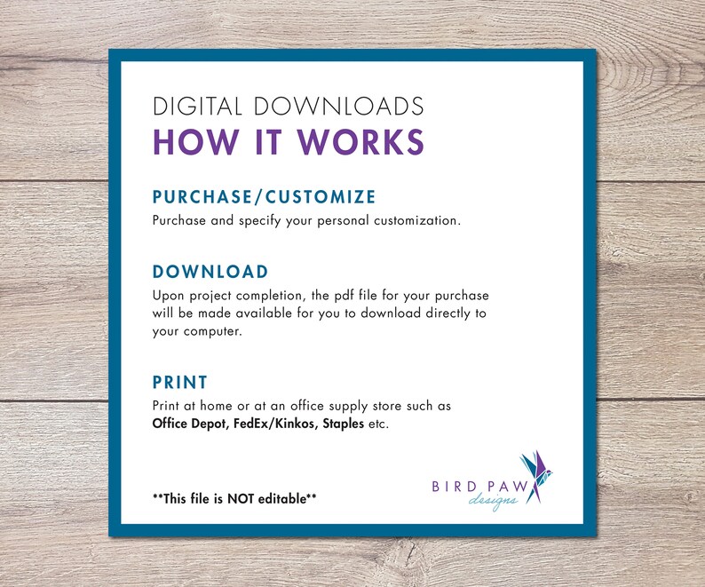 Custom Traceable Cursive Name Sheets PRINTABLE Dry Erase Digital Download Etsy