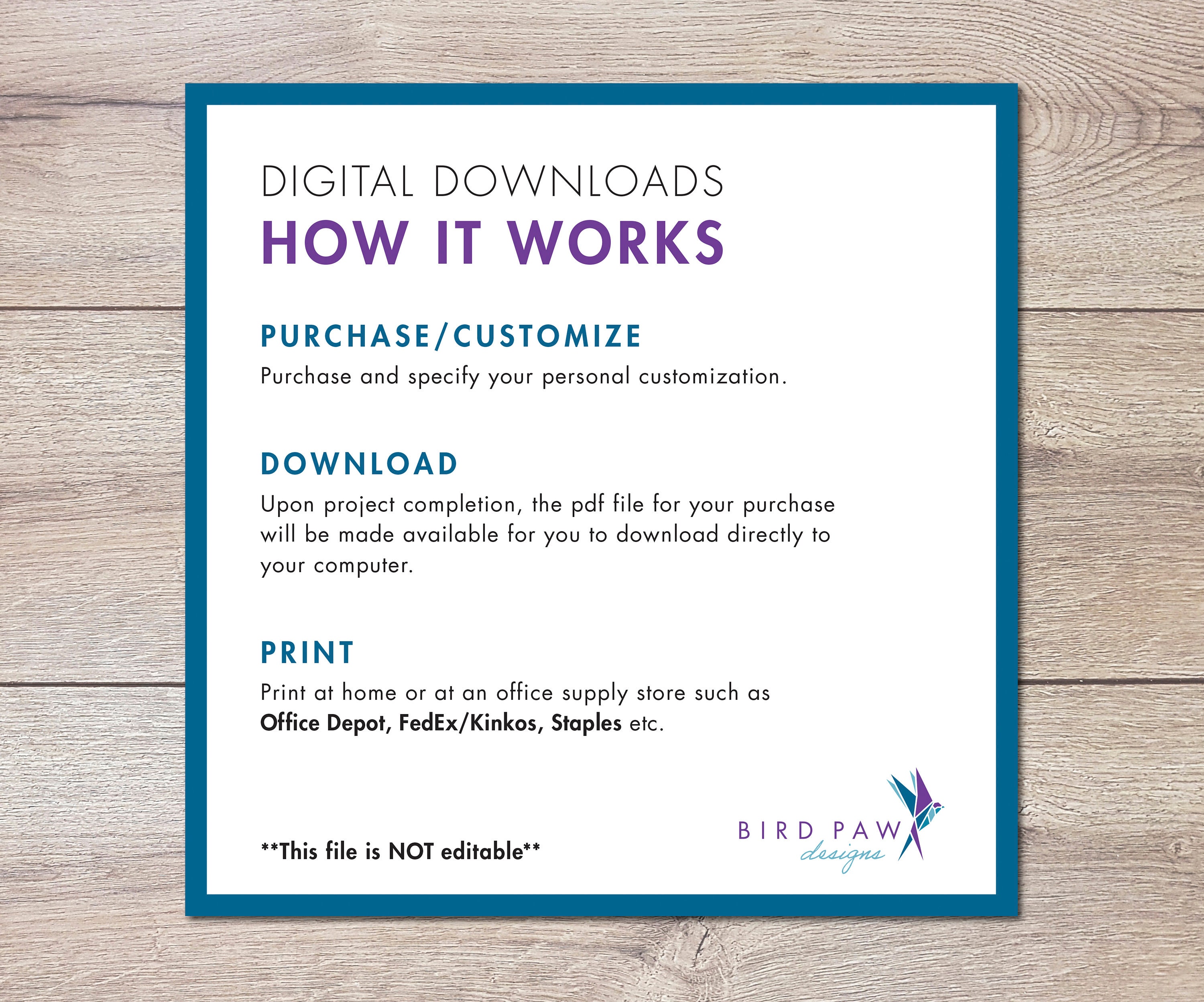 Custom Traceable Cursive Name Sheets PRINTABLE Dry Erase Digital