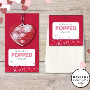 POP-IT Valentine - IMPRIMABLE - Téléchargement instantané