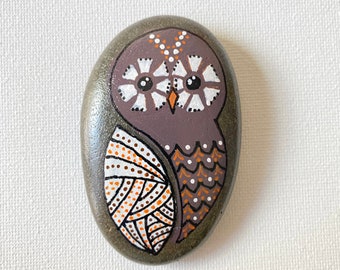 Owl Painted Rock